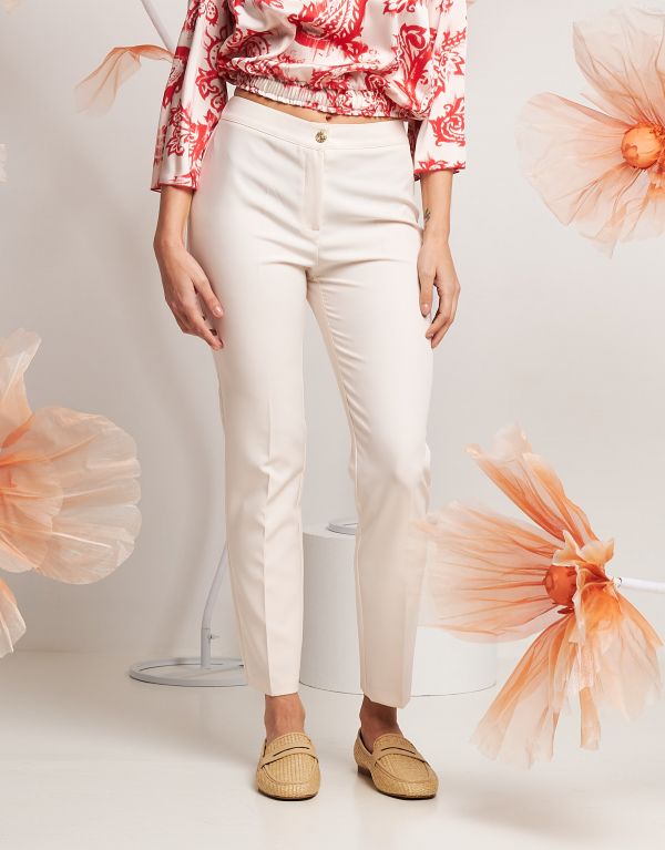 Pantalone dritto con...