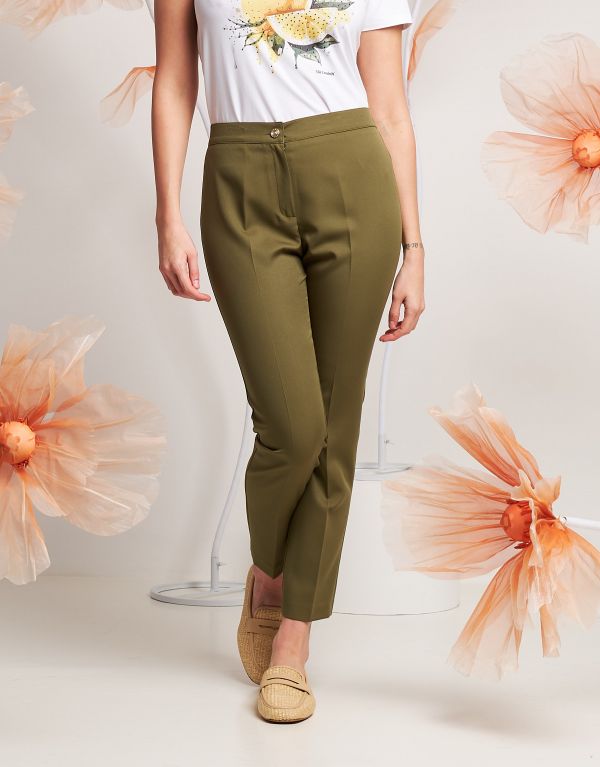 Pantalone dritto con cinturino