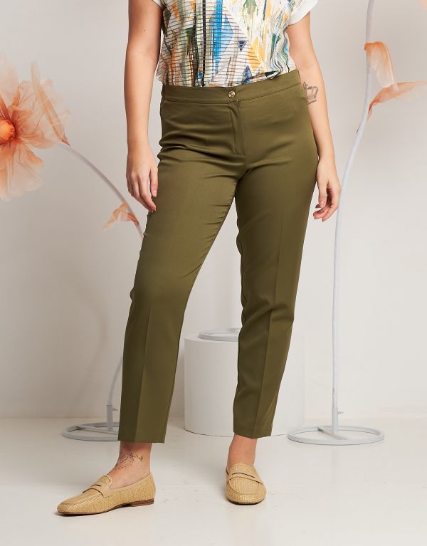 Pantalone dritto con cinturino