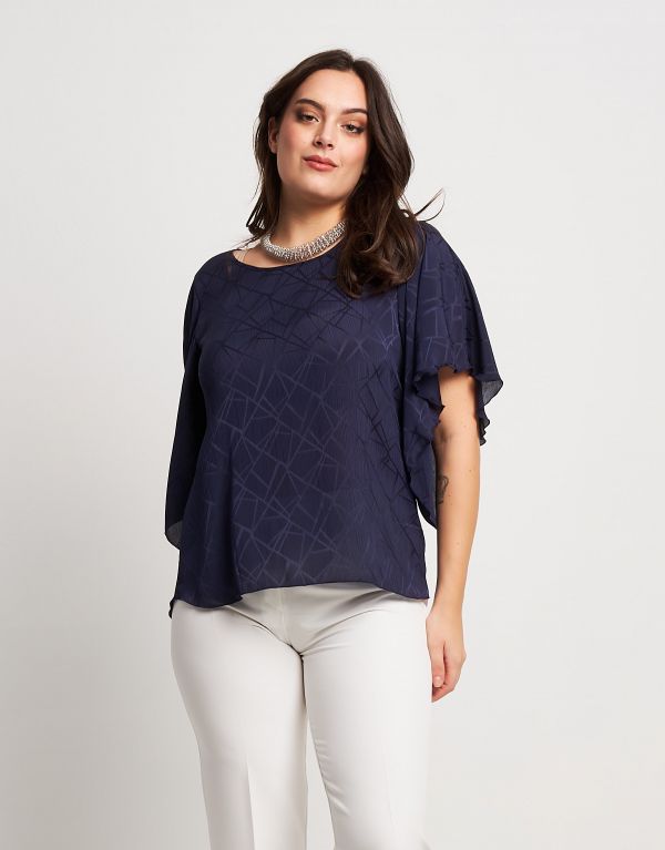 Casacca in raso jacquard