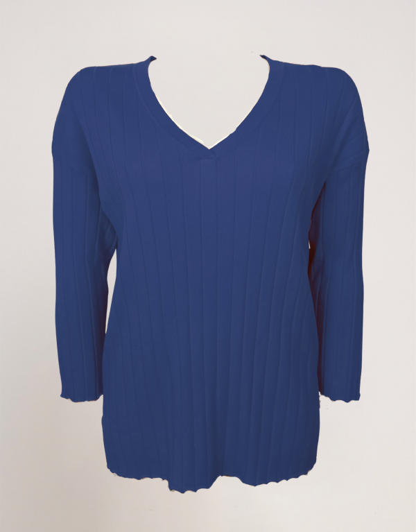 Maglia basica a coste