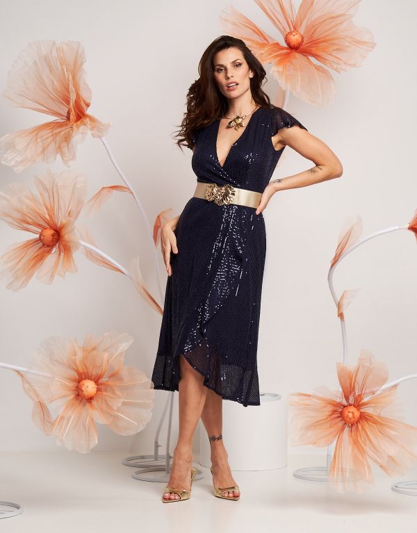 Vestito in paillettes con...