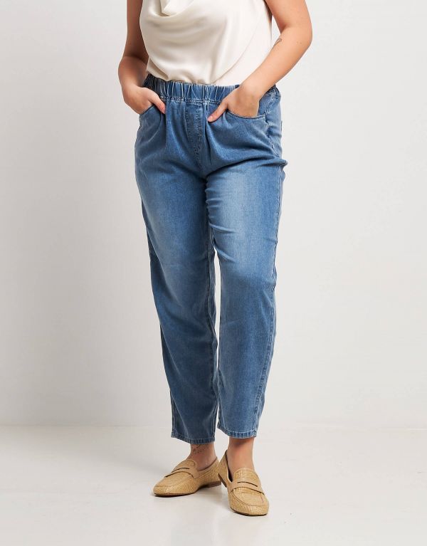 Pantafitness leggero in jeans