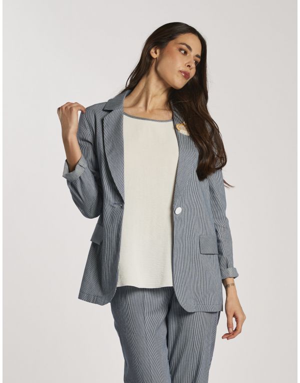Casacca con inserti