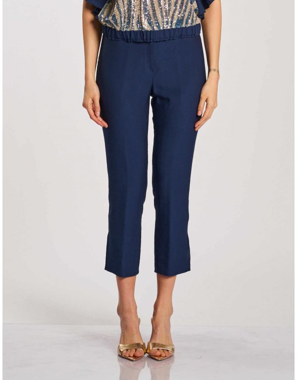 Pantalone cropped con...