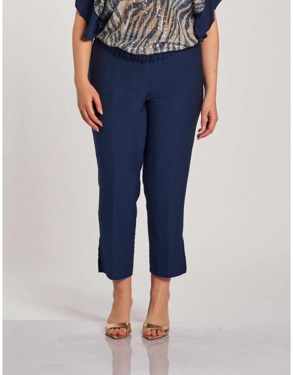 Pantalone cropped con...