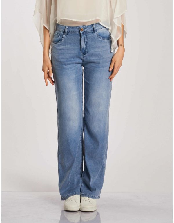Pantalone 5 tasche in jeans...
