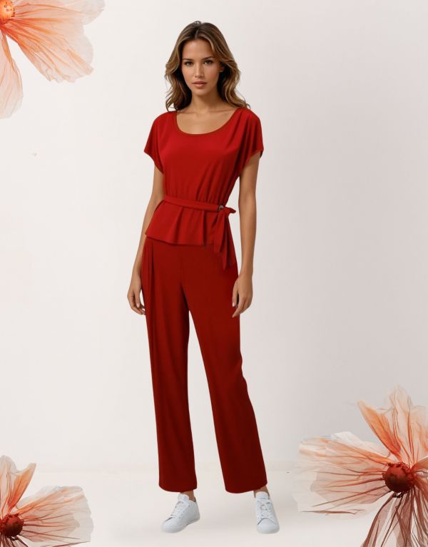 Pantalone palazzo con elastico