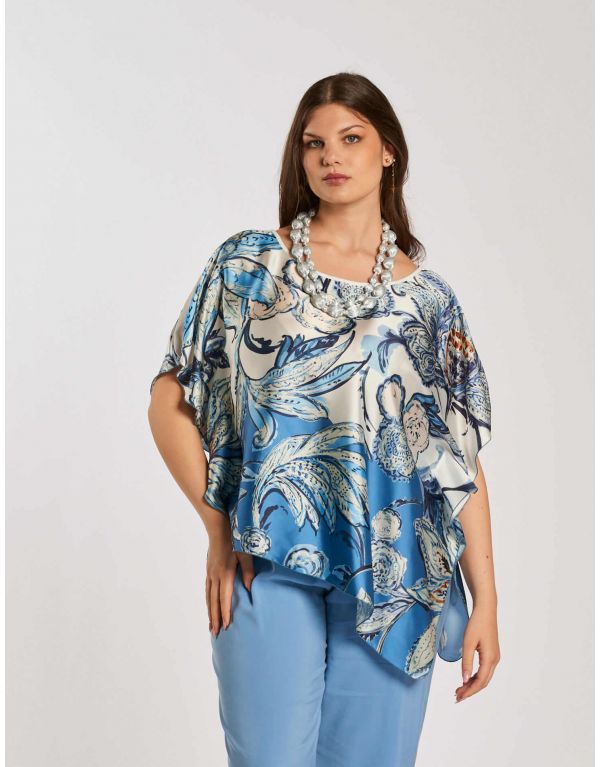 Poncho fantasia asimmetrico...