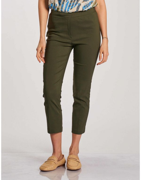 Pantalone in bengalina con...