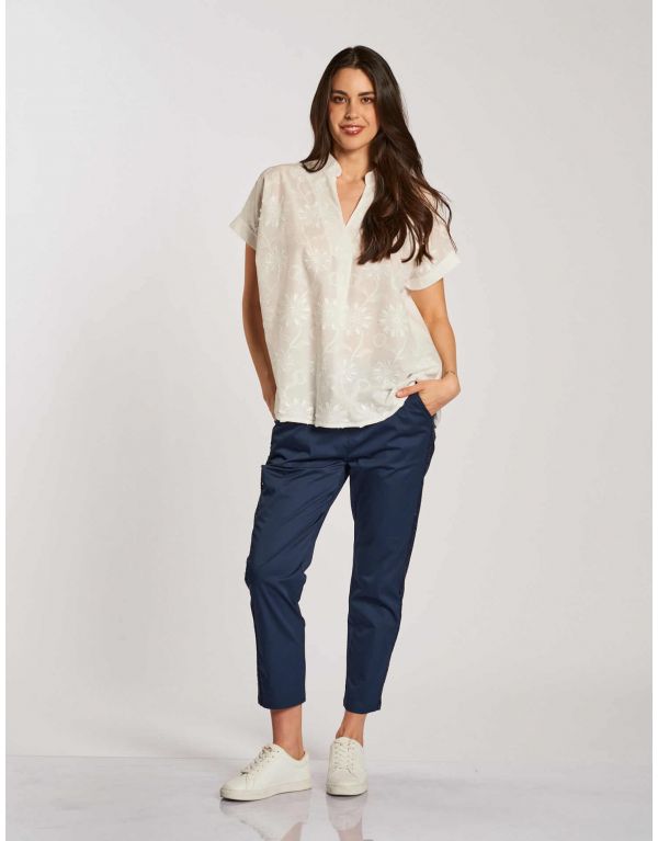 Casacca con scollo a V e...