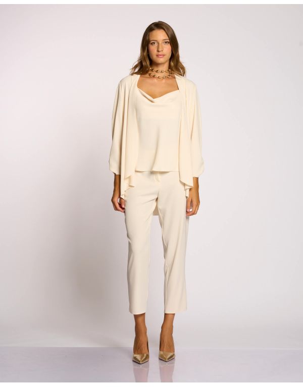 Pantalone gamba dritta con...