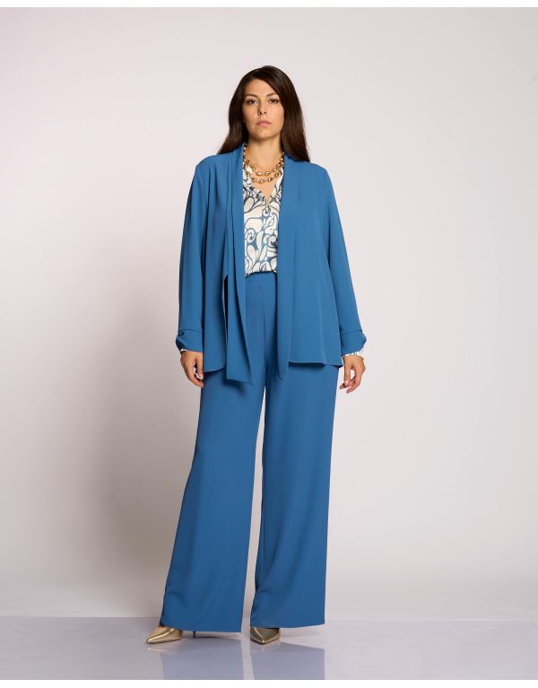 Pantalone in cady con elastico