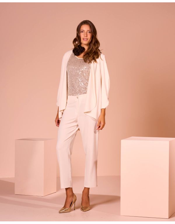 Pantalone gamba dritta con...