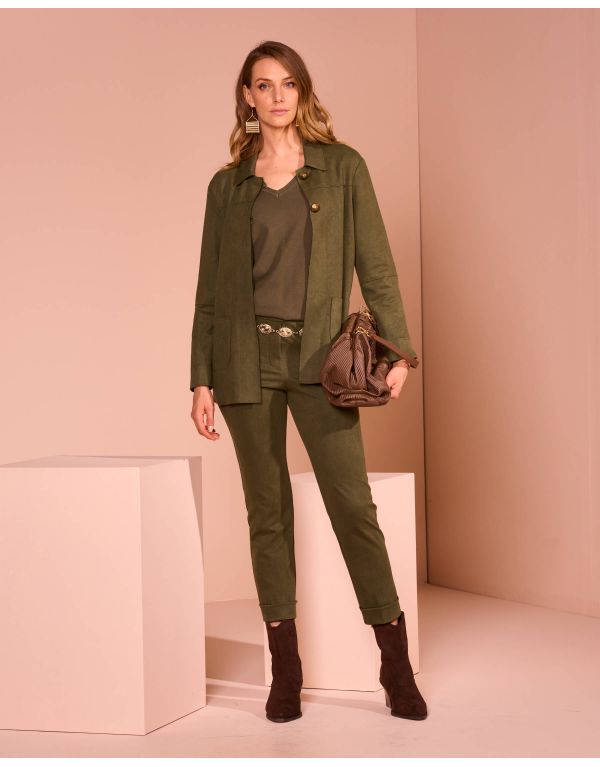 Pantalone con elastico e...