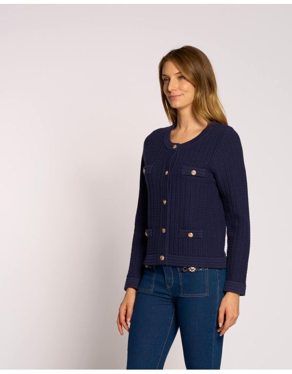 Cardigan in maglia con...