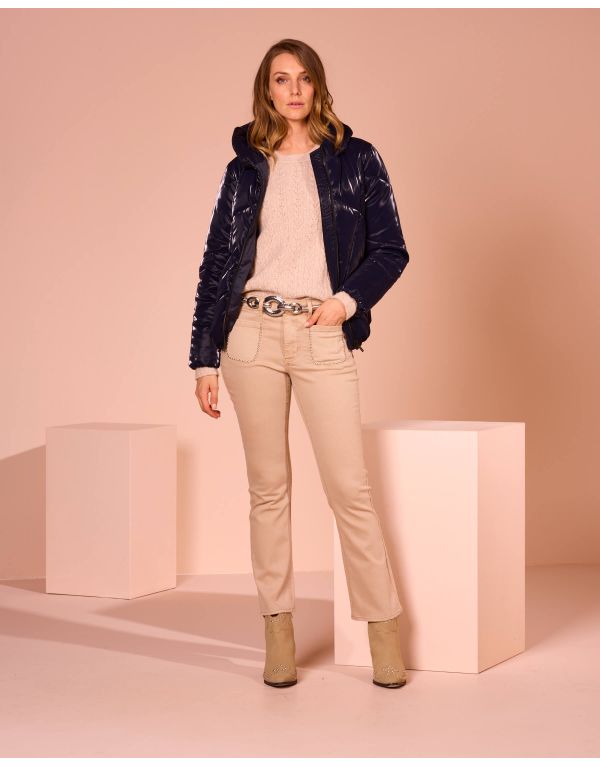 Pantalone a zampetta con...