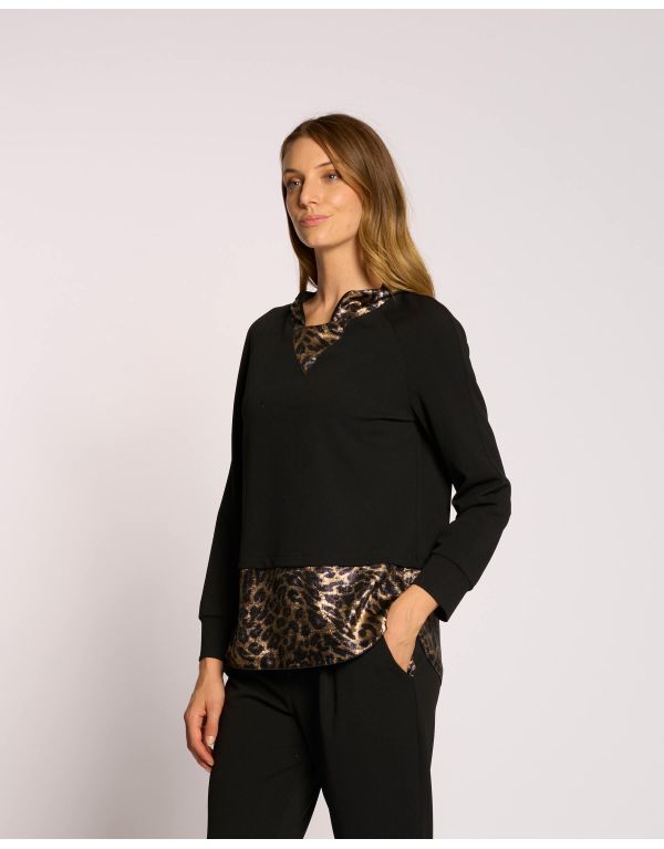 Maglia con cappuccio e...