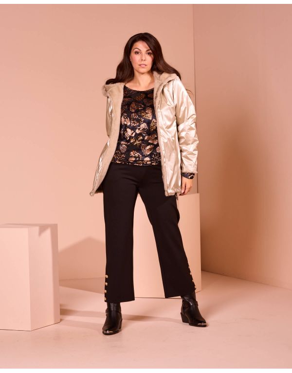 Maglia in ciniglia con...