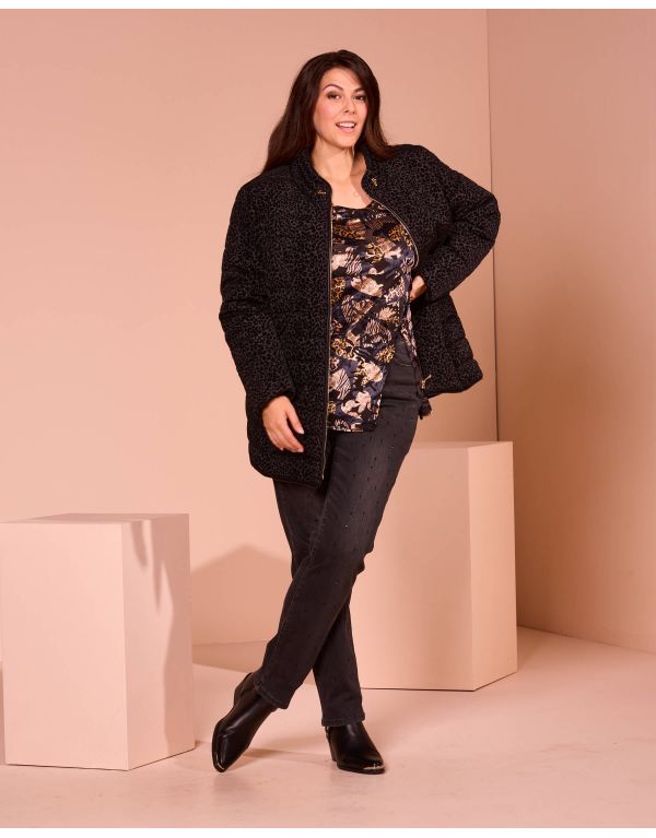 Maglia in ciniglia con...