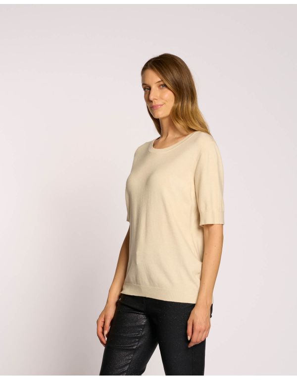 Maglia basica con mezza manica