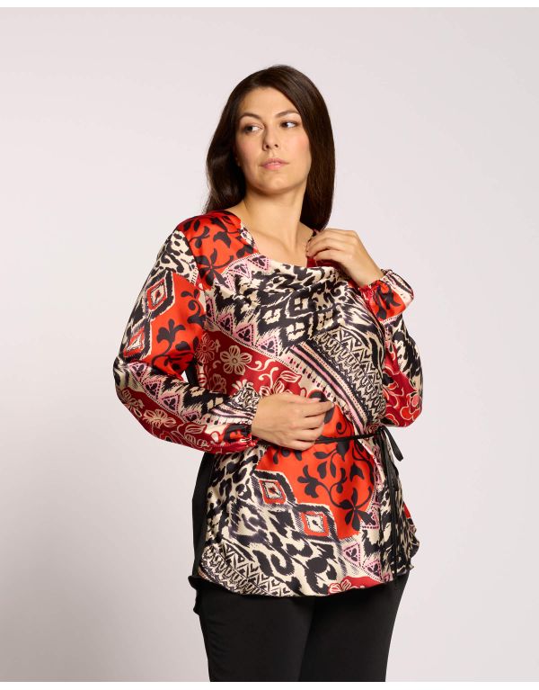 Casacca con schiena in...