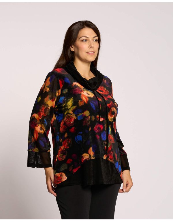 Maglia in ciniglia con...