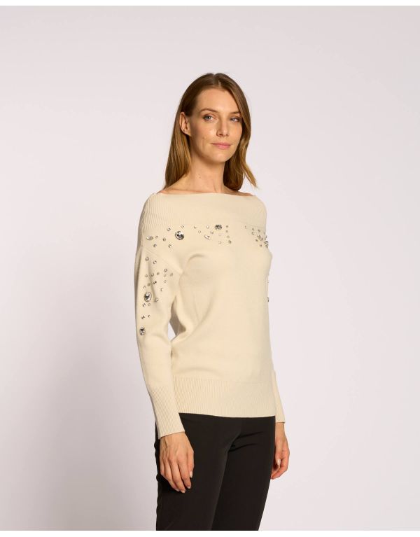 Maglia con spalle scoperte...