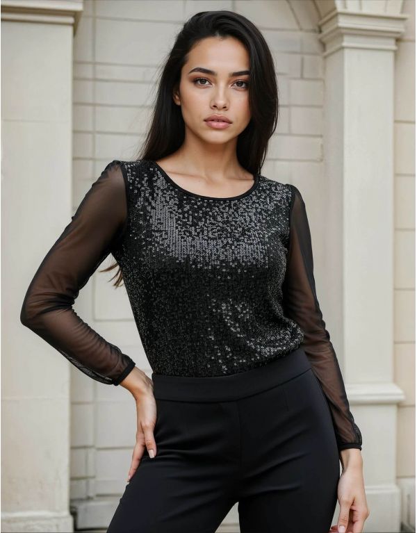 Casacca in tulle con...