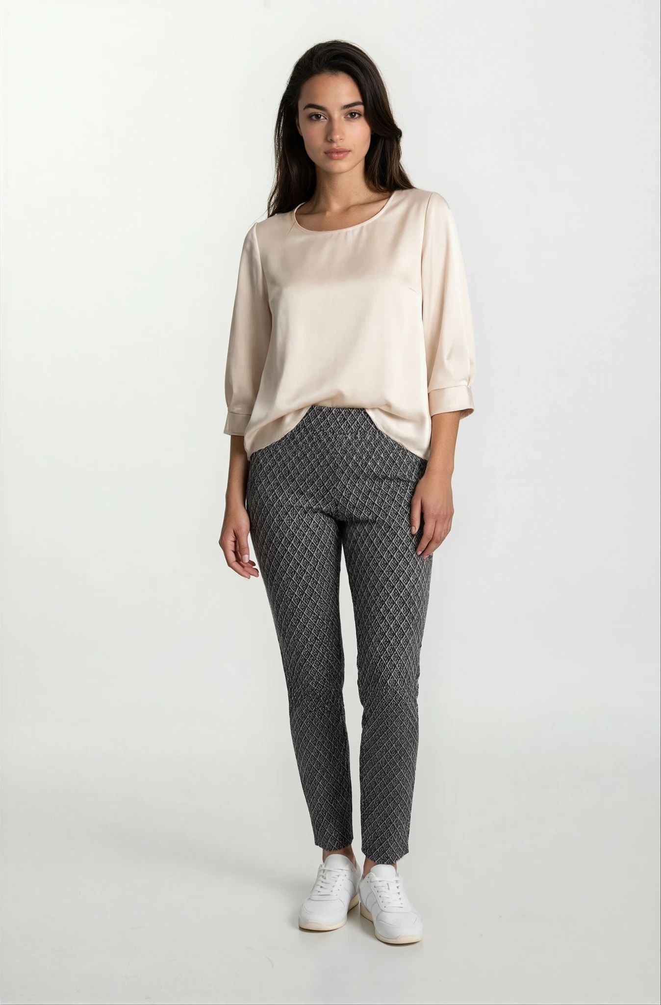 Pantalone fantasia rombi
