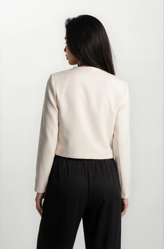 Bolero con collo a scialle