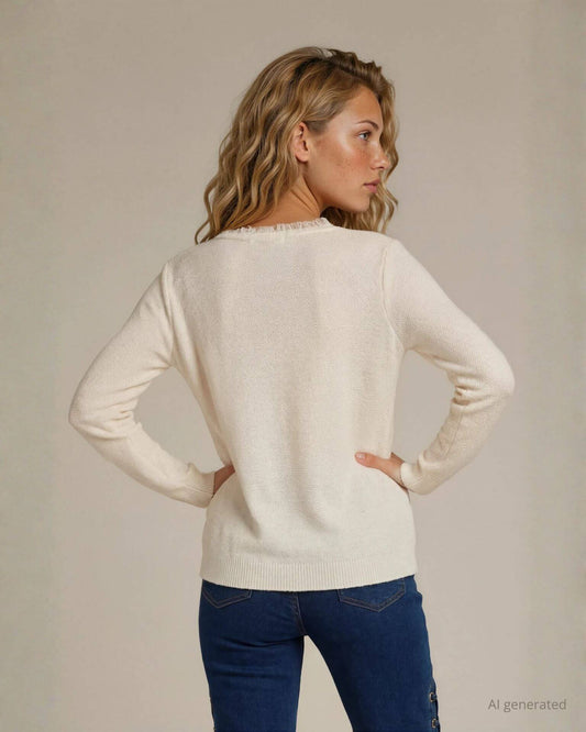 Bolerino con pattine e frange