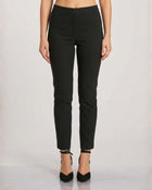 Pantalone in bengalina con elastico nero