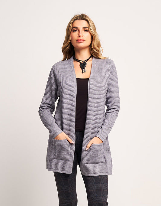 Caban con lavorazione faille e tasche