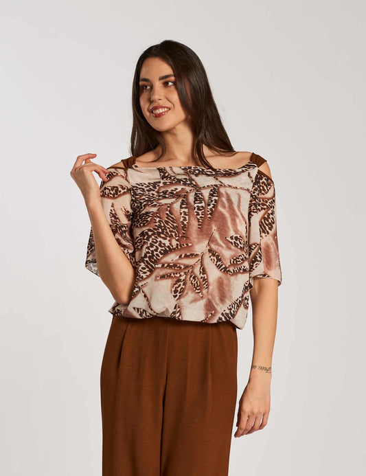 Casacca con elastico e spalline