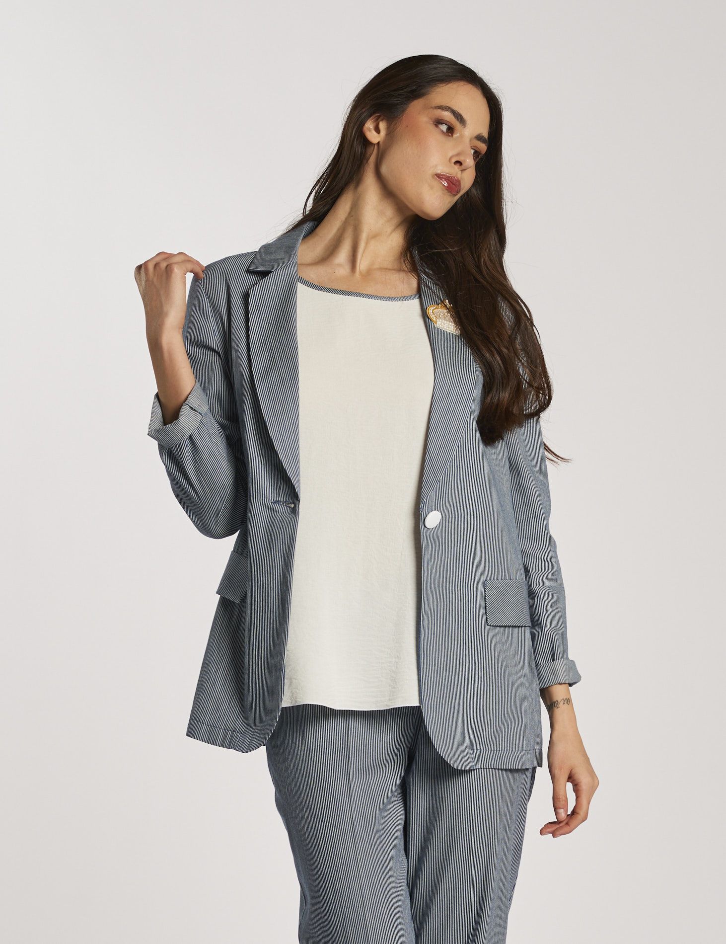 Casacca con inserti