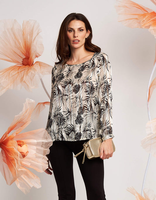 Casacca in georgette fantasia