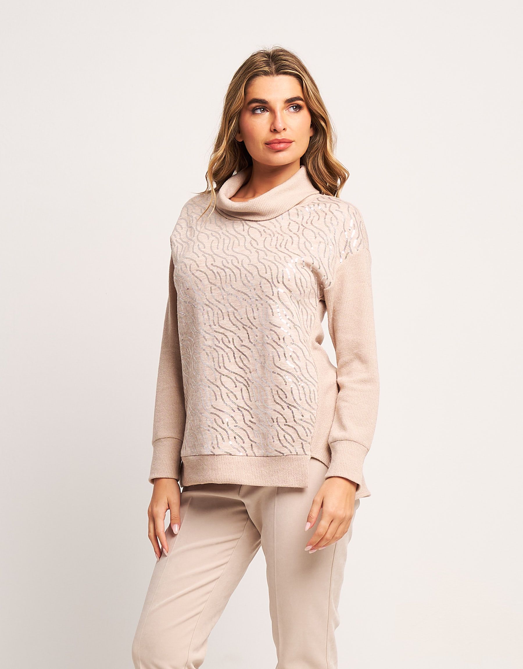 Dolcevita con paillettes