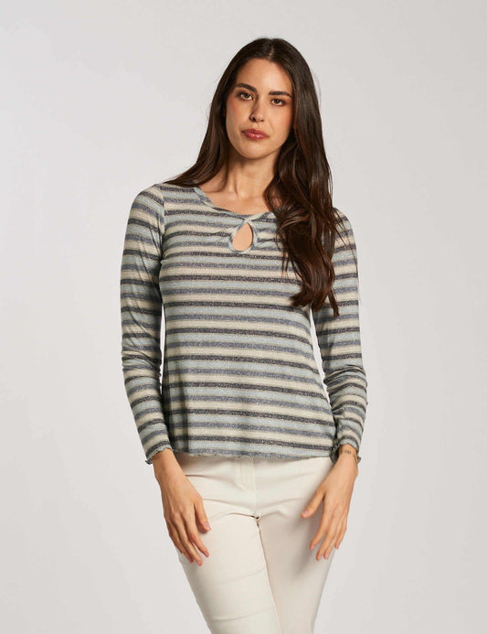 Maglia a righe con goccia