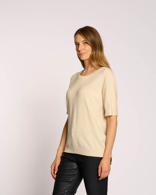 Maglia basica con mezza manica