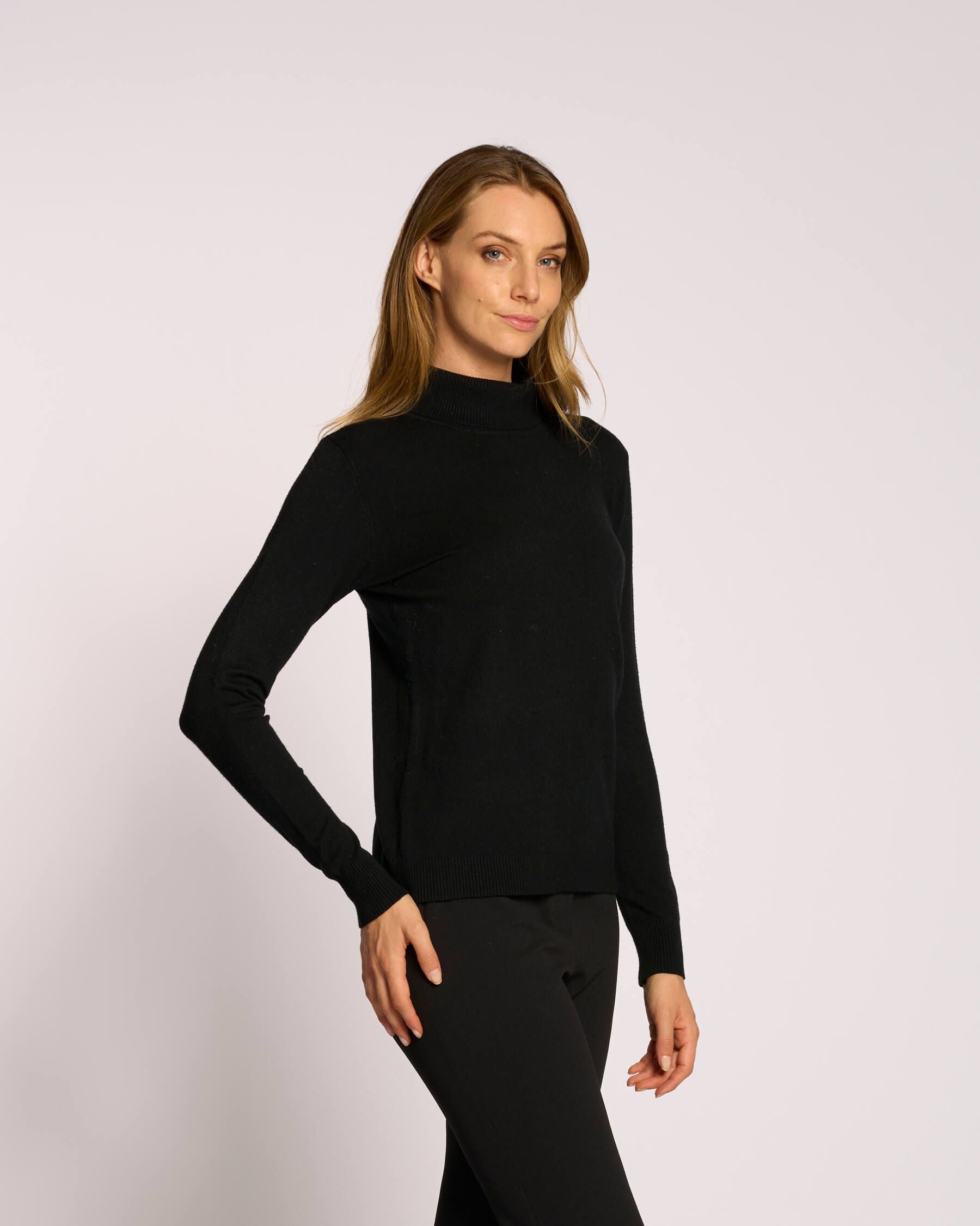 Maglia lupetto con manica lunga