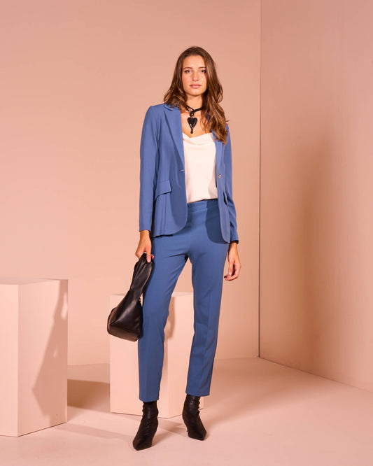 Pantalone in scuba con elastico